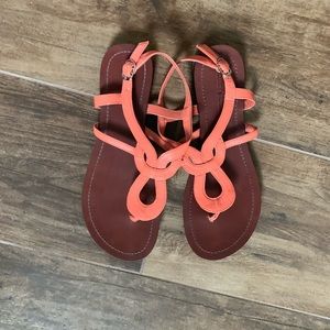 Katie and Kelly Coral Sandal  size 8